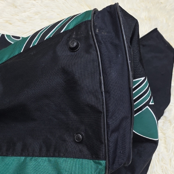 Adidas Vintage Black and Teal Sports Bag - Picture 12 of 14